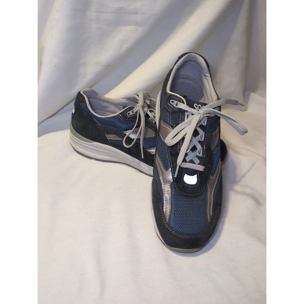 SAS Journey Mesh Mens Shoes Sz 13 M Athletic Running Blue Mesh Lace Up Sneakers